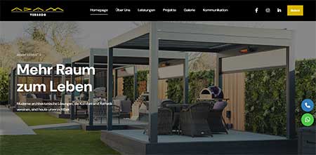 Adam Veranda Adam Veranda; Terrassenüberdachungen, Wintergärten, Geländerbau, montage, Edelstahl, Metallbau, Karlsruhe Deutschlan